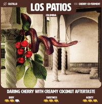 Los Patios experimental Colombian specialty coffee from Huila roasted in Bruges by Dees Koffiebranders