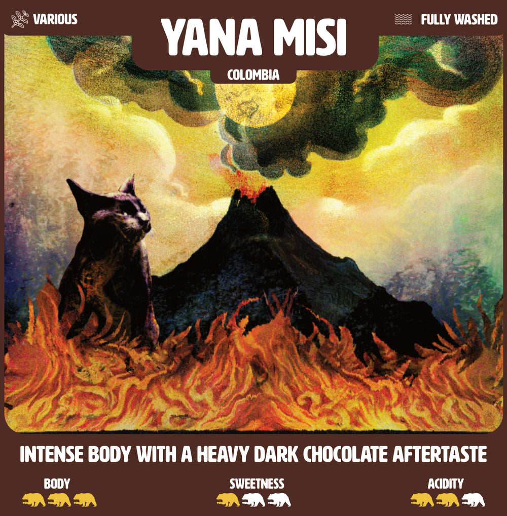Yana Misi Colombian specialty coffee roasted in Bruges by Dees Koffiebranders